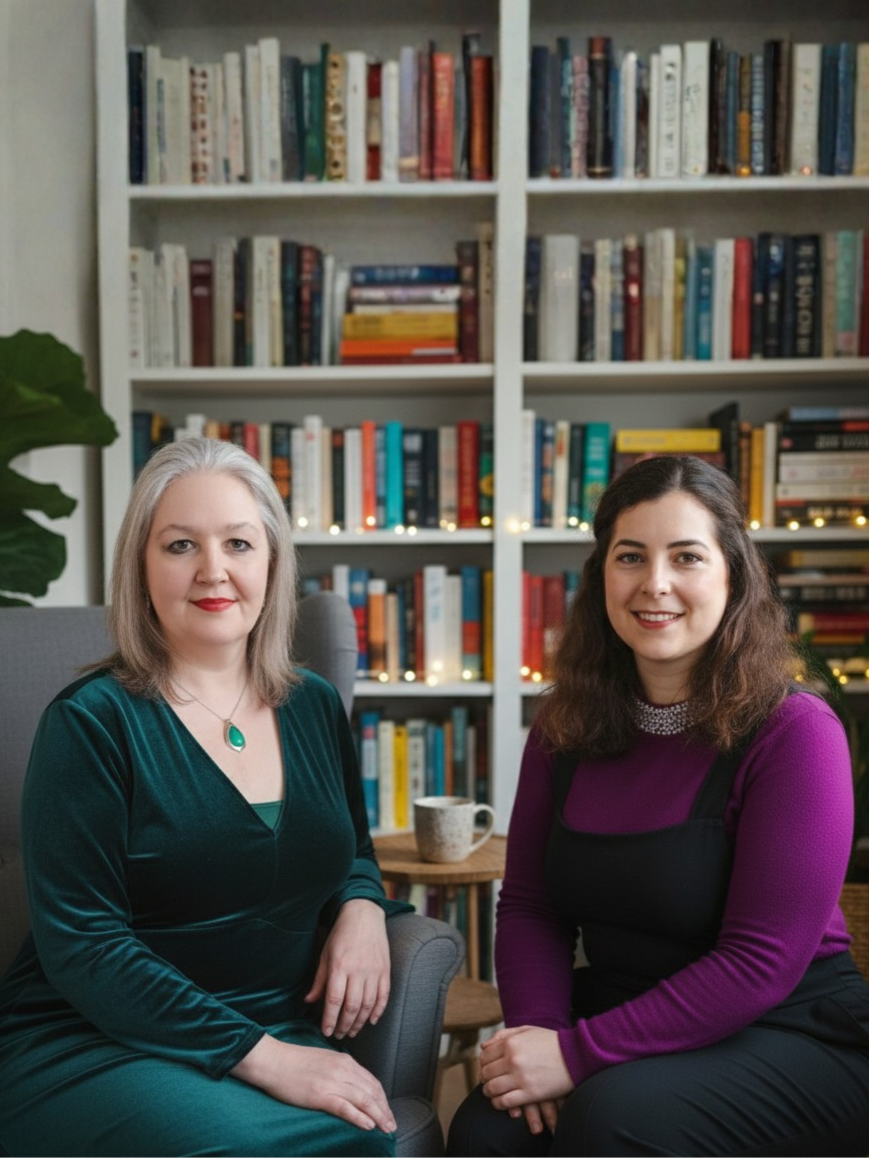 camilla and emily headshot portrait